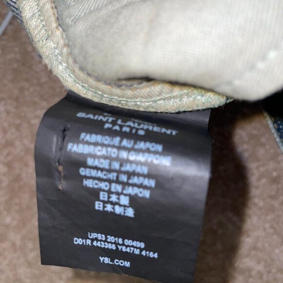 Saint Laurent Paris Hedi Slimane Era Denim - Picture 4 of 5